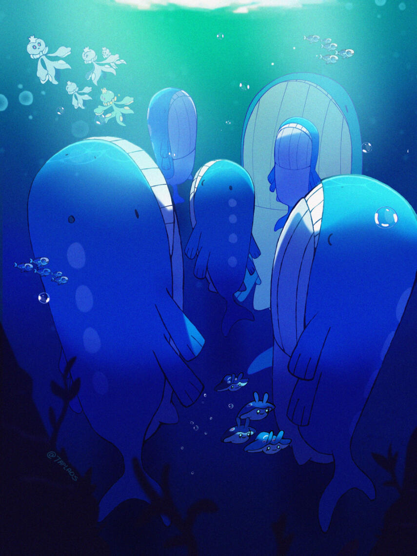 Wailord Sleeping Wailord Sleeping